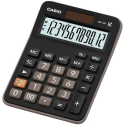 (MX-12B) CASIO CALCULADORA DE OFICINA SOBREMESA 12 DÍGITOS NEGRO MX-12B