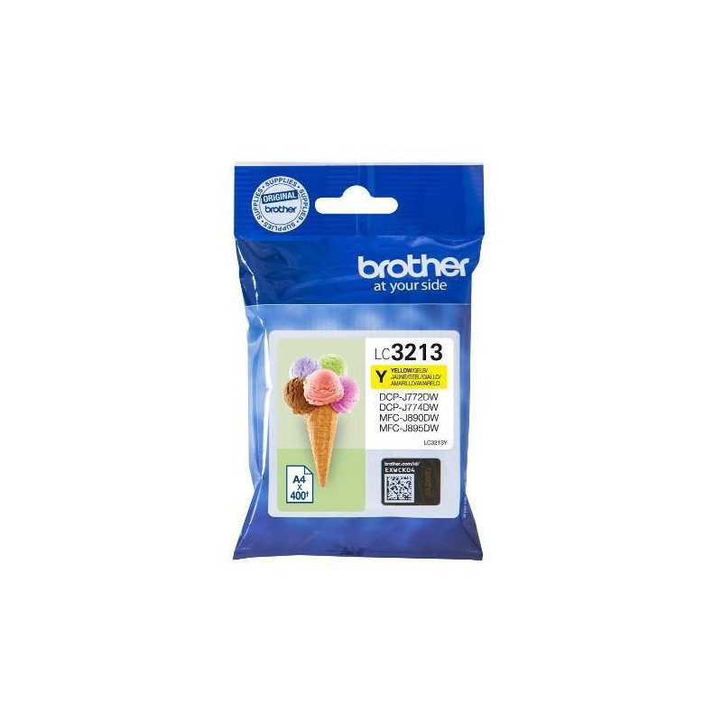 (LC3213Y) BROTHER TINTA AMARILLO DCP-J572DW - MFC-J491DW/J497DW/J890DW/J895DW - ALTA CAPACIDAD