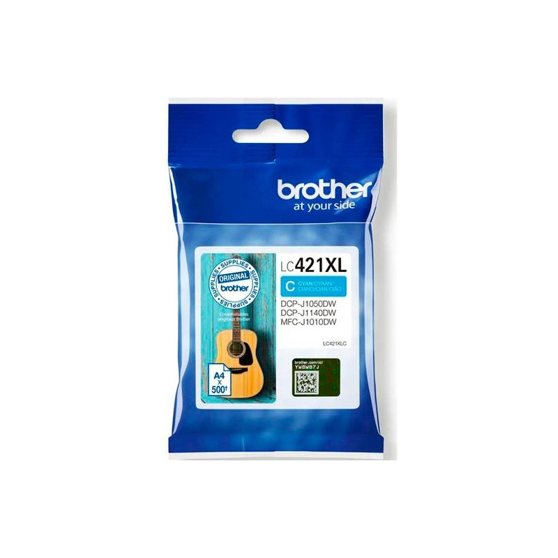 (LC421XLC) BROTHER TINTA CIAN  DCP-J1050DW - MFC-J1010DW