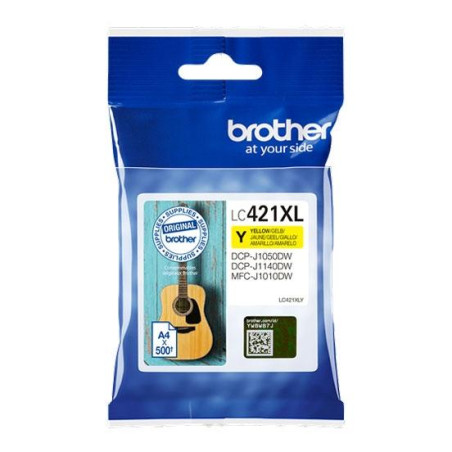 (LC421XLY) BROTHER TINTA AMARILLO DCP-J1050DW - MFC-J1010DW
