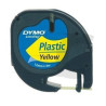 (S0721620) DYMO CINTA 91202, NEGRO SOBRE AMARILLO DE 12MMX4M. DE PLÁSTICO, ROTULADORA LETRATAG