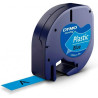 (S0721650) DYMO CINTA 91205, NEGRO SOBRE AZUL, DE 12MMX4M, DE PLÁSTICO. ROTULADORA LETRATAG