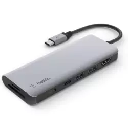 (AVC009BTSGY) BELKIN ADAPTADOR USB-C 7 EN 1