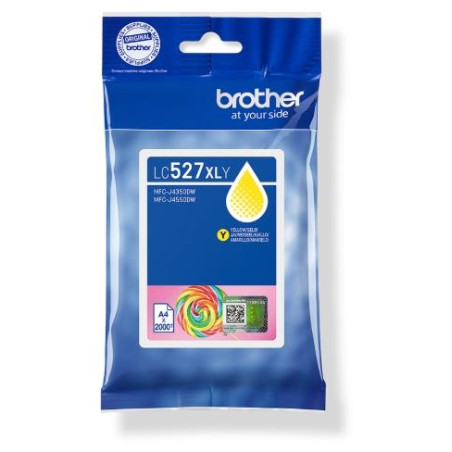 (LC527XLY) BROTHER TINTA AMARILLO MFC-J4350DW/J4550DW