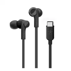 (G3H0002BTBLK) BELKIN AURICULAR UNIVERSAL USB-C CON MICROFONO NEGRO