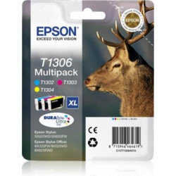 (C13T13064012) EPSON TINTA C / M / Y MULTIPACK SX525WD/620FW/ OFFICE B42WD/525WD/625FWD/925FWD