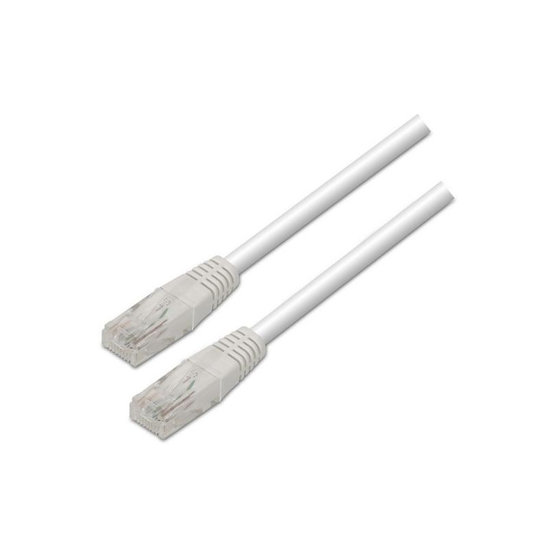 (A135-0250) AISENS CABLE DE RED LATIGUILLO RJ45 CAT.6 UTP AWG24 BLANCO 1