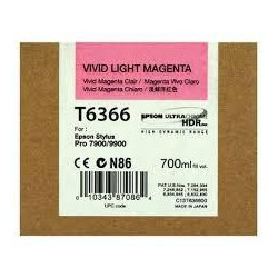 (C13T636600) EPSON GF STYLUS PHOTO 7900/9900 CARTUCHO MAGENTA VIVO CLARO