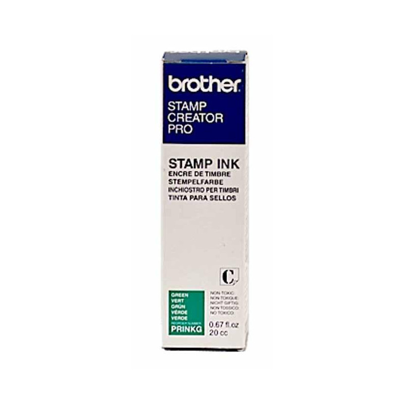 (PRINKG) BROTHER TINTA PARA REENTINTADO VERDE 20CC (UNIDAD)