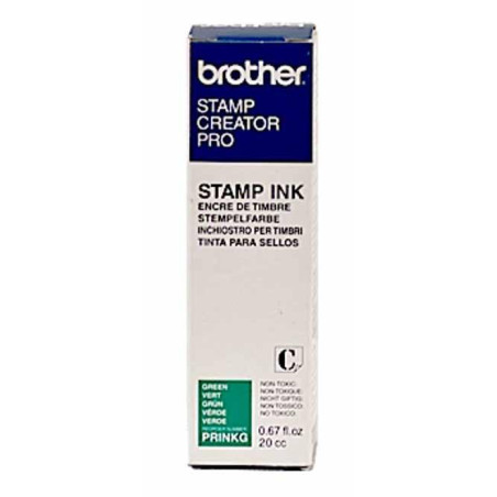 (PRINKG) BROTHER TINTA PARA REENTINTADO VERDE 20CC (UNIDAD)