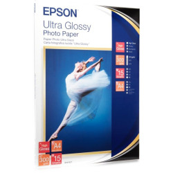 (C13S041927) EPSON PAPEL ULTRA GLOSSY PHOTO PAPER A4 (15 HOJAS)