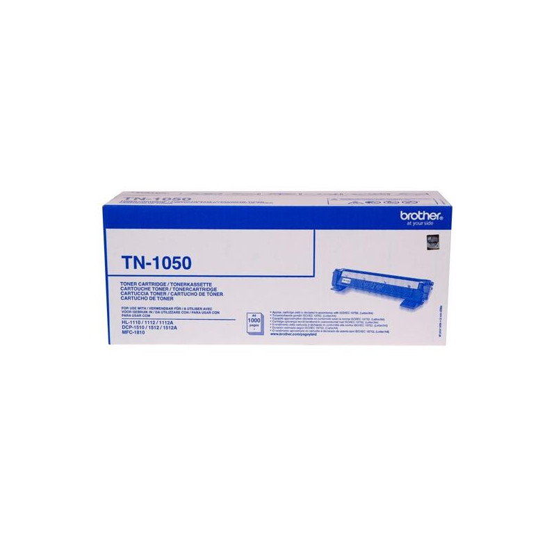 (TN1050) BROTHER TONER NEGRO HL-1110/1112W/1210/1212W - DCP-1510/1512/1610W/1612W - MFC-1810/1910W