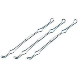 (1401) ESSELTE COMPRESORES METÁLICOS PARA CARPETAS DE ANILLAS -BOLSA 10U-