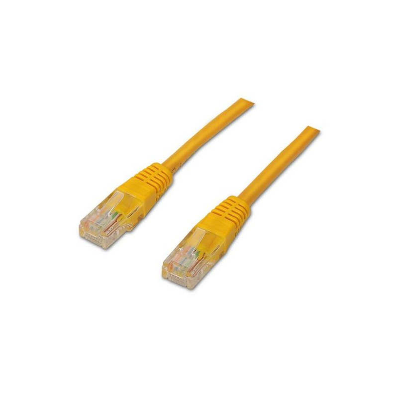 (A135-0253) AISENS CABLE DE RED LATIGUILLO RJ45 CAT.6 UTP AWG24 AMARILLO 0