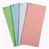 (13495B) EXACOMPTA SEPARADORES CARTULINA RECICLADA 105X240MM PAQUETE 100 FICHAS COLORES SURTIDOS