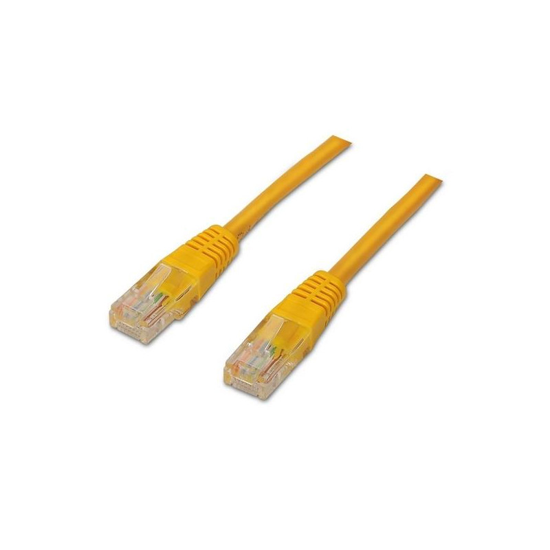(A135-0254) AISENS CABLE DE RED LATIGUILLO RJ45 CAT.6 UTP AWG24 AMARILLO 1