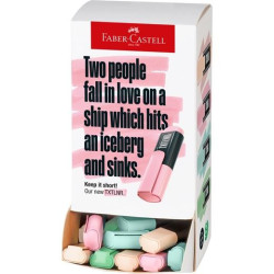 (154201) FABER CASTELL MARCADOR TEXTLINER SURTIDO PASTEL EXPOSITOR CARTÓN 60 UD
