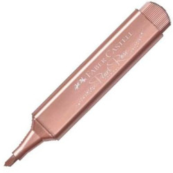 (154626) FABER CASTELL MARCADOR TEXTLINER 46 METÁLICO ORO ROSA