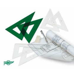 (101-25CV) FAIBO CARTABÓN 25CM SIN GRADUAR VERDE