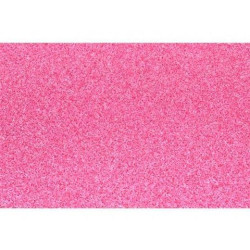 (572ZG43) FAMA GOMA EVA 50X70CM GROSOR 2MM GLITTER ROSA PACK 10 UD