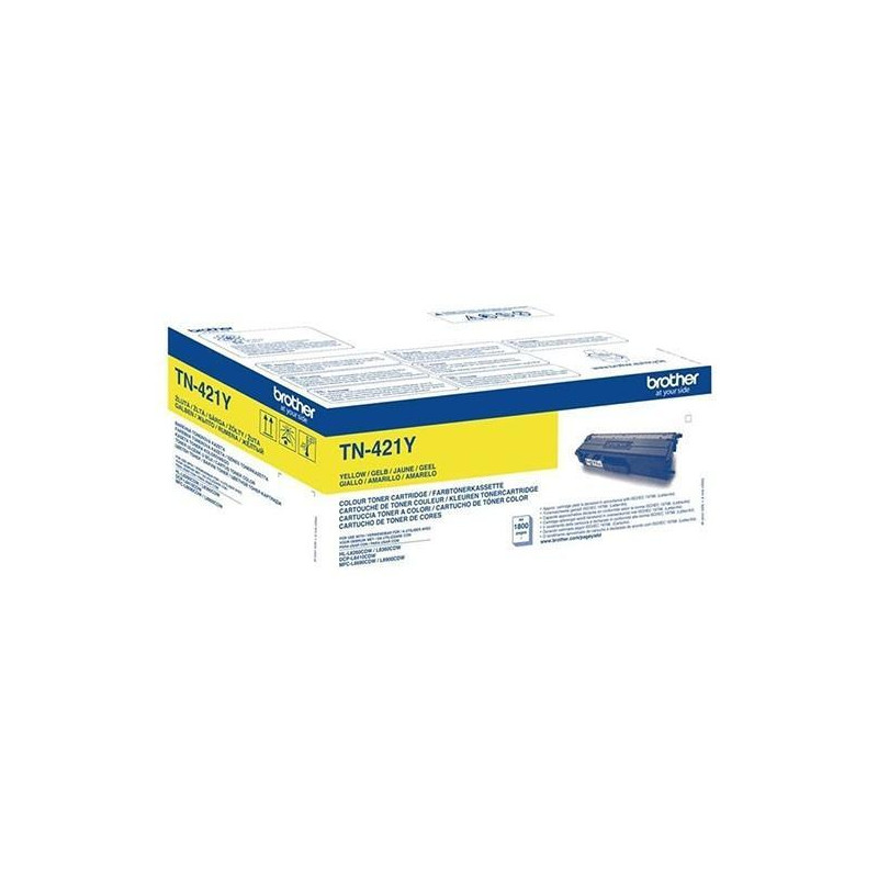 (TN421Y) BROTHER TONER AMARILLO HL-L8260CDW/L8360CDW - DCP-L8410CDW - MFC-L8690CDW/L8900CDW