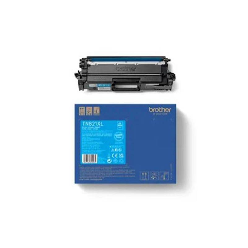 (TN821XXLC) BROTHER TONER CIAN HL-L9430CDN/L9470CDN - MFC-L9630CDN/L9670CDN