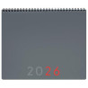 (625505026) FINOCAM PLANIFICADOR AGENDA + NOTAS 250X200MM MES VISTA GRIS 2026 INTERNACIONAL