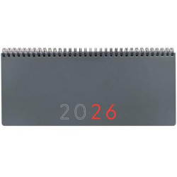 (625515026) FINOCAM PLANIFICADOR AGENDA + NOTAS 290X116MM SEMANA VISTA GRIS 2026