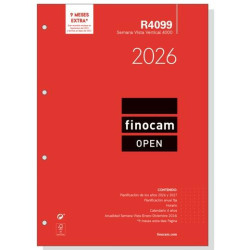 (711640026) FINOCAM RECAMBIO ANUAL AGENDA DE ANILLAS OPEN R4099 4000-210X297MM SVV 2026