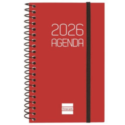 (742717426) FINOCAM AGENDA ESPIRAL OPAQUE E3-79X127MM SVH TAPA PP BURDEOS 2026