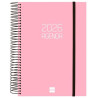 (742914526) FINOCAM AGENDA ESPIRAL OPAQUE E10-155X212MM 1DP TAPA PP ROSA 2026
