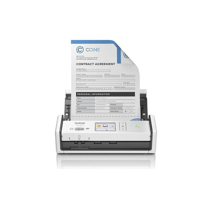 (ADS1800WUN1) BROTHER ESCANER SOBREMESA DOBLE CARA TARJETA RED Y WIFI ADS1800W