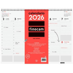 (780260026) FINOCAM VADE CALENDARIO ESPIRAL 420X310MM SVV NEUTRO 2026