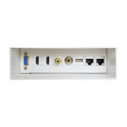 (A127-0340) AISENS CAJA DE CONEXIONES VGA - 2 HDMI - JACK 3.5 - RCA - 1 USB - 2 RJ45