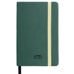 (16270722) GALGO CUADERNO DE NOTAS A6 80H LISO TAPA DURA VERDE OSCURO