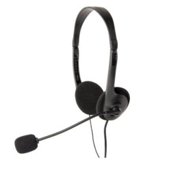 (MHS-123) GEMBIRD AURICULARES MHS-123 ESTÉREO CABLE USB CON MICRÓFONO FLEXIBLE AJUSTABLE JACK 3,5MM NEGRO