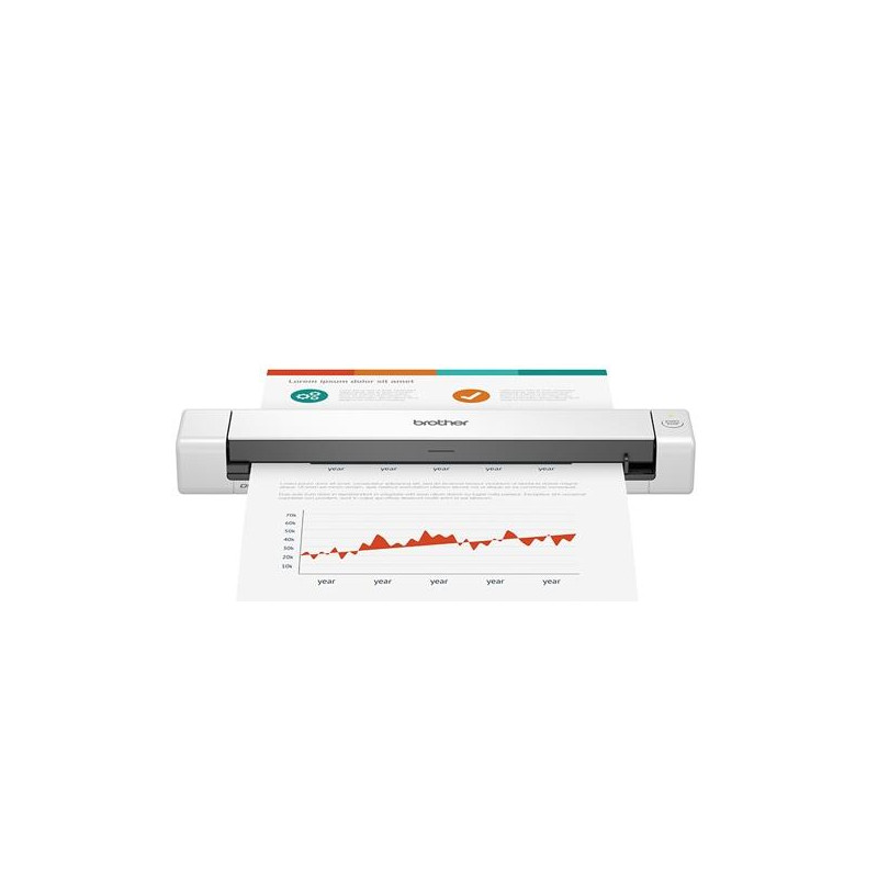 (DS640TJ1) BROTHER ESCANER PORTATIL COLOR DS640 A4 ADF BLANCO
