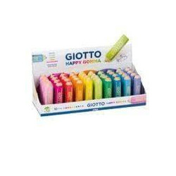 (F233800) GIOTTO HAPPY GOMMA GOMA DE BORRAR LAPIZ DISPLAY -40U-