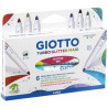 (F426600) GIOTTO ROTULADORES TURBO GLITTER MAXI COLORES SURTIDOS ESTUCHE 6 UD