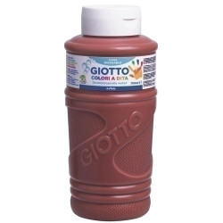 (F472928) GIOTTO PINTURA DE DEDOS DE 750 ML COLOR MARRÓN