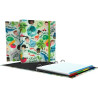 (88102648) GRAFOPLÁS CARPEBOOK 4 ANILLAS MIXTAS D35 REVOLUTION GREEN 4 SEPARADORES C/RECAMBIO 100H A4 CARTÓN PLASTIFICADO