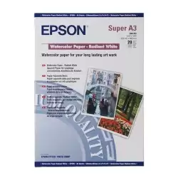 (C13S041352) EPSON PAPEL EPSON WATERCOLOR RADIANT WHITE A3+ 190GR