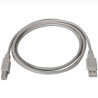 (A101-0001) AISENS CABLE USB 2.0 IMPRESORA TIPO A/M - B/M BEIGE 1