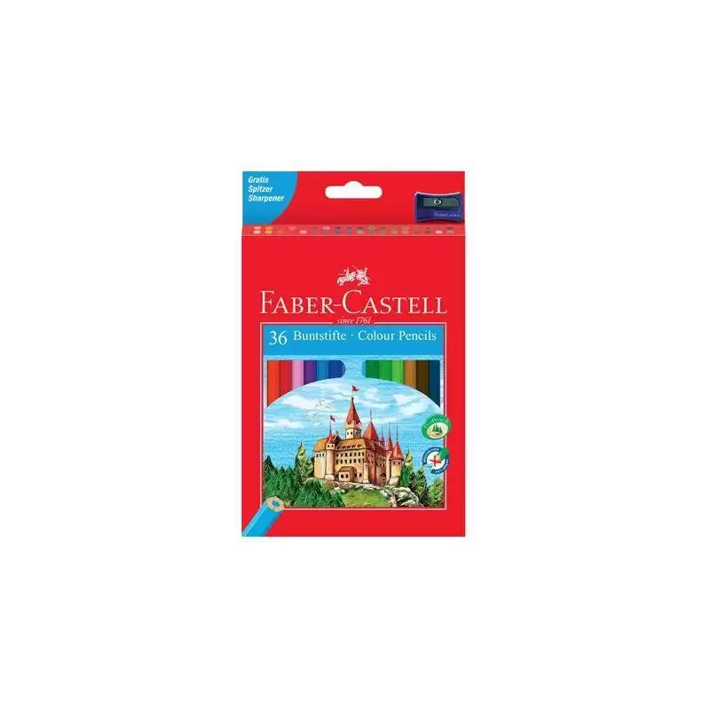 (120136) FABER CASTELL LÁPICES DE COLORES CLASSIC C/SURTIDOS ESTUCHE 36 UD