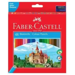 (120148) FABER CASTELL LÁPICES DE COLORES CLASSIC C/SURTIDOS ESTUCHE 48 UD
