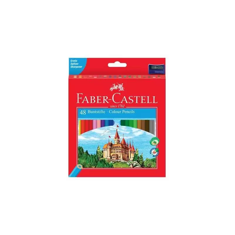 (120148) FABER CASTELL LÁPICES DE COLORES CLASSIC C/SURTIDOS ESTUCHE 48 UD