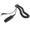 (85Q43AA) HP POLY CABLE DE CONEXION QD/JACK 3.5 MM PARA ALCATEL LUCENT  SERIE 8/9 Y 80XX