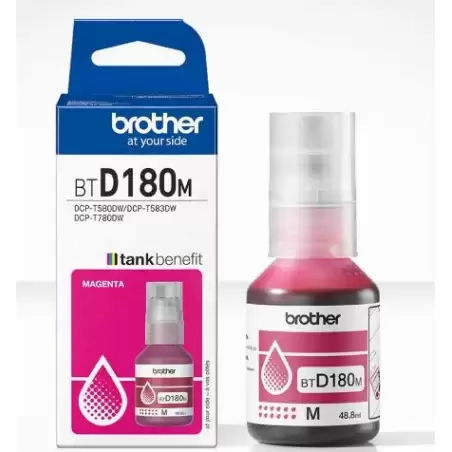 (BTD180M) BROTHER BOTELLA DE TINA MAGENTA DCP-T580DW/T780DW