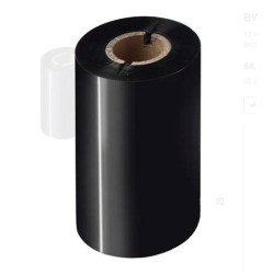 (BWS1D300110) BROTHER ROLLOS DE RIBBON DE CERA ESTÁNDAR 110MMX300M - CAJA 12 ROLLOS