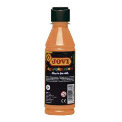 (51906) JOVI TÉMPERA FOSFORESCENTE NARANJA BOTELLA DE 250ML